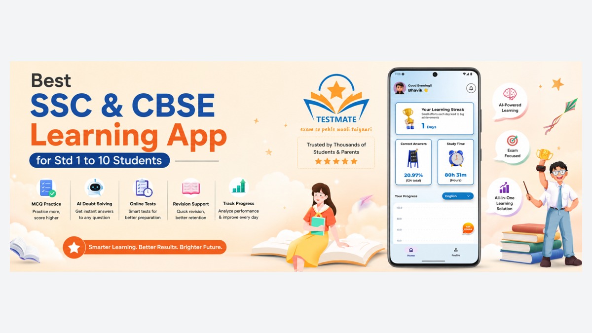 Best SSC & CBSE Learning App for Students from Std 1 to 10