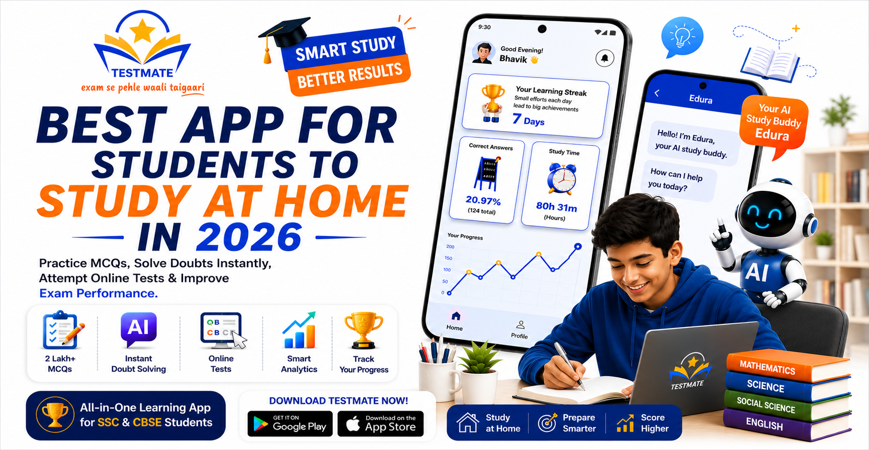 Best App for Students to Study at Home in 2026 | Testmate