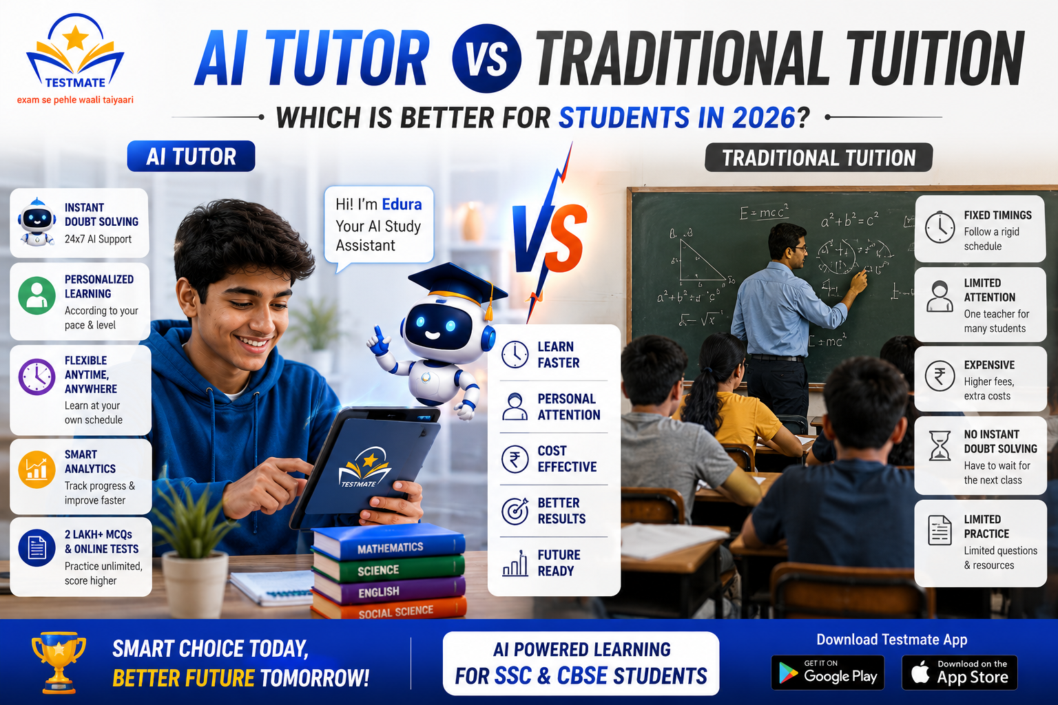 AI Tutor vs Traditional Tuition: Which is Better for Students in 2026?